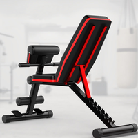 Banc de musculation multifonction pliable et réglable SP avec matériaux en acier et PU, capacité de charge maximale de 150 kg