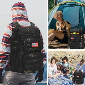 Sac isotherme tactique léger et étanche avec fermeture éclair, personnalisable avec logo d'entreprise, idéal pour la plage - Product Image 2