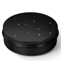 Leerer Vorrats behälter Aluminium Kosmetik Haargel Gläser 10g 15g 20g 50g 100g Silber Schwarz Gold Metall Aluminium Dose für Safran