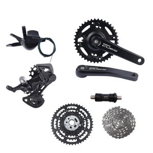 Grupo <span class=keywords><strong>Shimano</strong></span> Cues U4000 de 2x9 Velocidades para Bicicleta de Montaña (<span class=keywords><strong>MTB</strong></span>) con Juego de Bielas 170 mm 40-26D/36-22D, Desviador RD U4000, Mando Derecho 9v, Cassette LG300 y Eje de Pedalier BB UN101 - Product Image 1