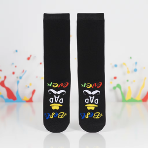 Meilleures chaussettes personnalisées pour la fête des pères aux États-Unis - Chaussettes en coton écologiques pour la fête des pères, cadeau pour <span class=keywords><strong>papa</strong></span>, chaussettes avec inscription « Meilleur <span class=keywords><strong>papa</strong></span> de tous les temps » - Product Image 5