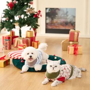 UFBemo Pull chaud tricoté à col roulé pour chiens et chats, toutes saisons, vêtements de vacances, vêtements confortables et extensibles - Product Image 4