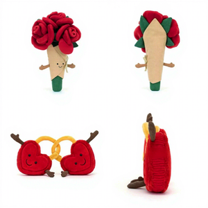 ชุดตุ๊กตาวาเลนไทน์รุ่นลิมิเต็ดอิดิชั่น  รูปหัวใจพร้อมกุญแจล็อค  แกะน้อยแสนสนุก  เจ้าชายกบ  แมลงเต่าทอง  ตุ๊กตาสไตล์เจลลี่แคท - Product Image 3