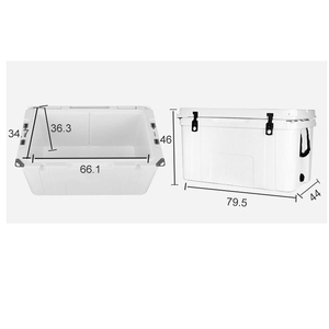 กล่องเก็บความเย็นแบบแข็งโรโตโมลด์ - Product Image 3