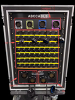 Boîtier de distribution audio XLR 3 broches, 56 canaux, 3 voies, 2 microphones isolés, pour sonorisation en direct, enregistrement en studio et diffusion