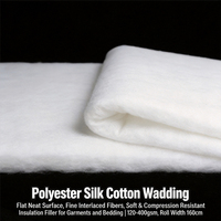 Ouate en polyester siliconé pour matelassage et broderie DIY, haute densité