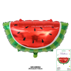 Watermelon Popsicle Balloon 87.5cm39cm Party Decoration Birthday <b>Cartoon</b> Aluminum Foil Balloons - Product Image 5
