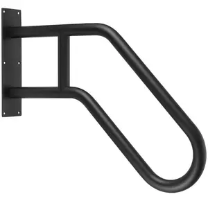 Outdoor Wall Mount Handrail Handle Non-Slip Porch Railing U Shape Stair Handrails Wall Mount Handrail for our door steps