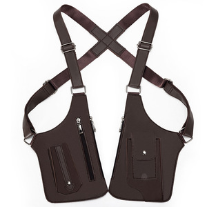 Borsa a Tracolla in PU da Fabbrica, Borsa Quadrata Multifunzione per <span class=keywords><strong>Uomo</strong></span> e Donna, Gilet Tattico per Telefono Cellulare, Borsa Urbana Semplice - Product Image 5