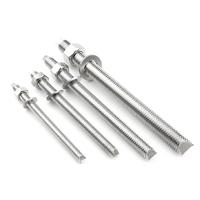 Ancre chimique en acier inoxydable avec capsule en résine, grade 4.8/8.8 M8-M24, ensemble complet, pour travaux d'installation de bâtiments en béton