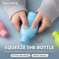 TONGXIN - Juego de 10 Botellas de Hidratación Personalizadas, de Espuma PU Suave, Realistas, de Ascenso Lento, para Bebidas Deportivas, Antiestrés, al por Mayor, OEM