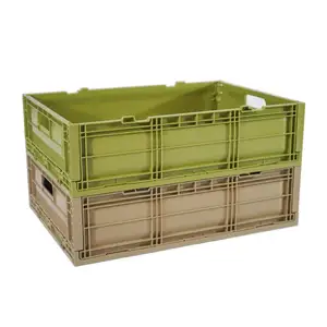 Plastic Collapsible Crates Nest Stackable Plastic Storage Containers Logistics Transport Moving Crates Storage Box