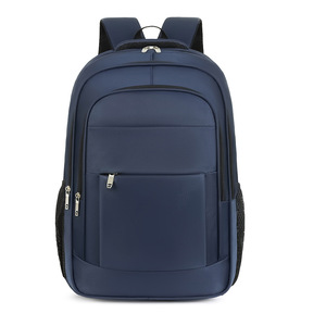 Laptop <b>Backpack</b> <b>Large</b> Capacity Business Travel Men's Shoulder Straps Solid Color Spring 2025 - Product Image 4