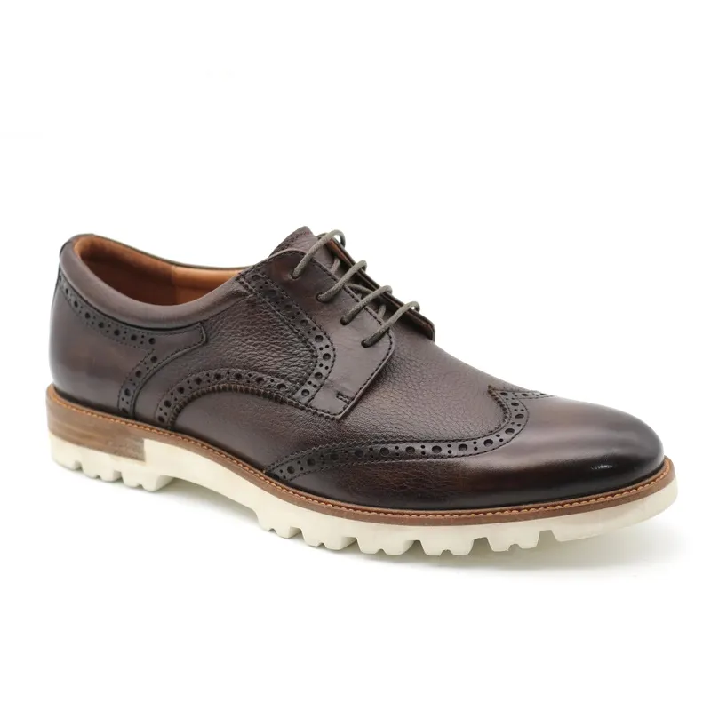 casual leather men shoes