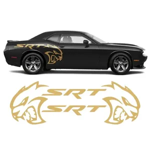 Autocollants <span class=keywords><strong>de</strong></span> voiture pour Dodge Charger Challenger SRT Caliber Durango Avenger Dart, autocollants latéraux pour jantes et portes, accessoires <span class=keywords><strong>de</strong></span> tuning - Product Image 3