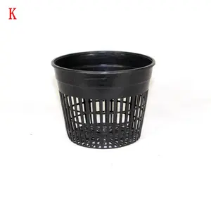 5 Inch Plastic Garden Slotted Mesh Net Cups for Hydroponics Aquaponics Orchids