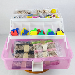 Organizador de primeros auxilios con materiales divertidos, todo en uno, caja de snacklebox de múltiples capas, contenedor para carga - Product Image 5
