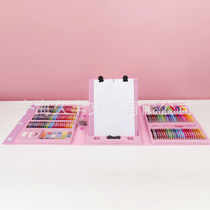 Juin 208 Grand Pinceau Papeterie Ensemble Coloré Plomb <span class=keywords><strong>Crayon</strong></span> Peinture À L'huile Bâton Aquarelle Stylo En Gros Cadeaux Pour Enfants - Product Image 3