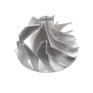 52,15/70,15mm 1270-123-2002 7 + 7 cuchillas fresado Turbo de alto rendimiento/aluminio 2618/rueda de compresor de palanquilla - Product Image 4