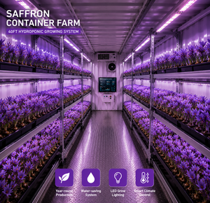 Smart Automated Full Spectrum LED <b>Grow</b> <b>Light</b> 40ft Shipping Hydroponic Plant Factory Saffron Growing Container - Product Image 4