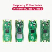 Raspberry Pi Pico/2 Original, Pico con Placa de Desarrollo WiFi Inalámbrica, Pico o Pico H con Conector de Pines, Compatible con MicroPython/C++