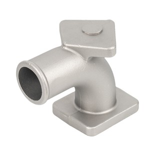 Aluminum Die Casting Pipe Fitting NbXh 90 Degree Elbow For Mechanical Parts - Product Image 1