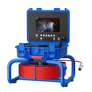Cámara Endoscópica para Alcantarillado de 7 Pulgadas, 512HZ, Transmisor de 18mm de Diámetro, CMOS, Tarjeta Micro SD, H.264, Visión Nocturna, <span class=keywords><strong>Cable</strong></span> de 20M, Contador de Metros - Product Image 5