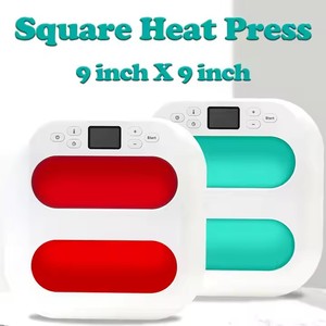MIDA Portable Easy to Use Mini Iron 25*25 cm Heat Press T-shirt Printing Sublimation Machine Small Label Heat Press Machine