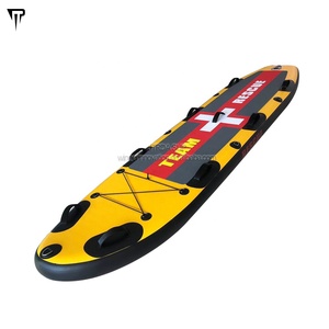 JTRDA Tabla <span class=keywords><strong>de</strong></span> Paddle Surf Inflable <span class=keywords><strong>de</strong></span> <span class=keywords><strong>Rescate</strong></span> <span class=keywords><strong>de</strong></span> Doble Capa con Tecnología Drop Stitch <span class=keywords><strong>de</strong></span> 10'5\", Bote, Trineo, Salvavidas, para Lagos y Ríos, Capacidad <span class=keywords><strong>de</strong></span> 150 kg - Product Image 2