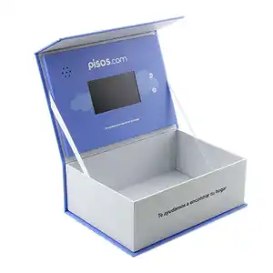 Luxus-Produkt-Marketing-Box mit LCD-Bildschirm Video-Geschenk box Flower Digital Display