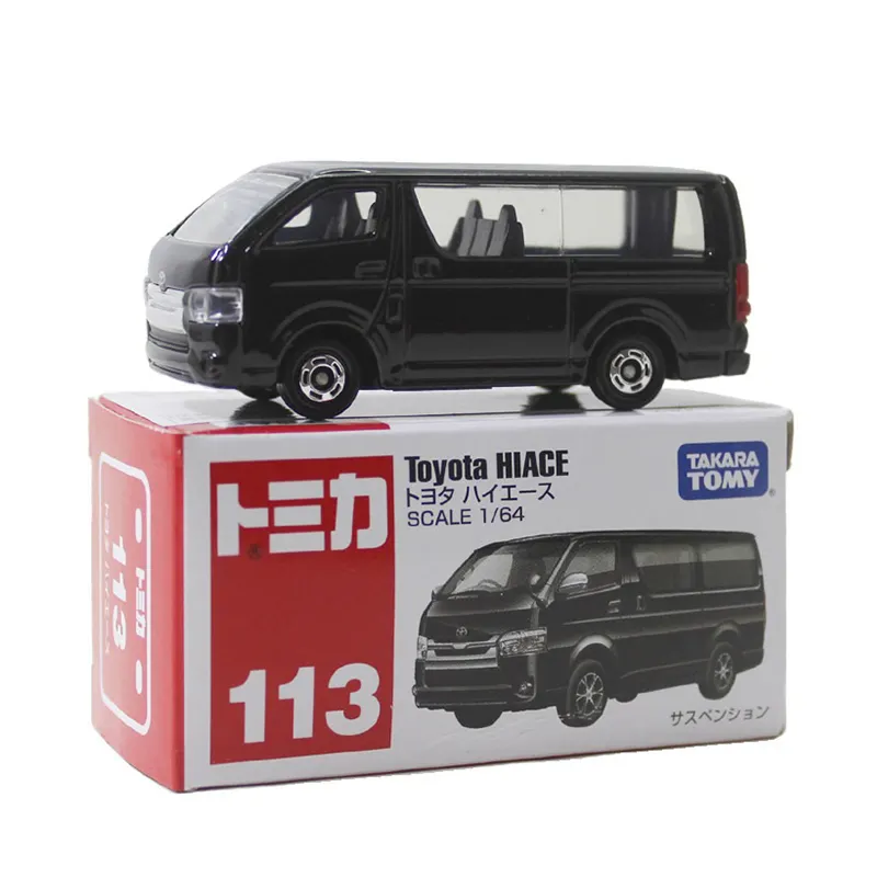 Tomy नवीनतम 1/64 Diecast कार धातु Diecast Hiace वैन टोयोटा कार मॉडल खिलौने बच्चों के लिए