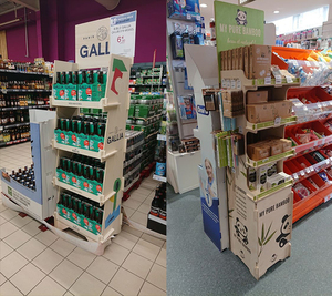 Exhibidor de Madera Personalizado Apache para Aperitivos, Ideal para Ofertas de Fin de Semana en Supermercados, Tiendas de Conveniencia y Salas de Exhibición de Alimentos Gourmet - Product Image 4