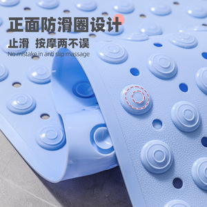 แผ่นรองกันลื่นในห้องน้ำ Heng Sheng Holdings พร้อมถ้วยดูดและแปรงทำความสะอาด ผลิตจาก PVC สำหรับพื้นที่อาบน้ำและอ่างอาบน้ำ - Product Image 3