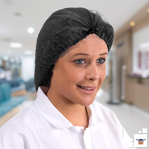Gorro Desechable de 21 Pulgadas con Clip, Gorro Bouffant de Alta Calidad con Doble Banda Elástica, No Tejido - Product Image 4
