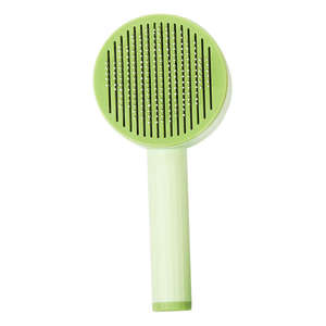 Brosse moderne écologique en ABS et acier inoxydable pour enlever les poils d'animaux de petite taille, plusieurs couleurs - Product Image 1
