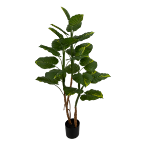 Pianta Artificiale di Pothos Dorato 150cm, Finta Edera del Diavolo con Foglie Variegata, Decorazione da Interni - Product Image 1