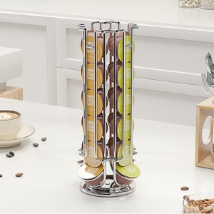 Exhibidor de Cápsulas de Café Multifuncional Ecológico de Acero Inoxidable de un Solo Nivel DuoKuSi Nestl, Suministro Transfronterizo, Almacenamiento - Product Image 2