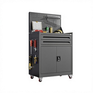 Carrito de Herramientas Multifuncional para Reparación de Automóviles, Acero, 3 Cajones, Capacidad de Carga de 250 kg, Taller Móvil de Grado Industrial, Almacenamiento de Herramientas OEM con Llave - Product Image 2