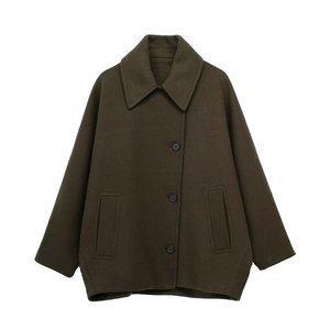 <span class=keywords><strong>Manteau</strong></span> vintage de rue, nouvelle collection automne-hiver 2026, mode décontractée, col châle, manches régulières, poncho pour femmes - Product Image 4
