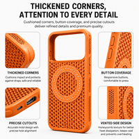 Coque de téléphone magnétique rafraîchissante pour iPhone 17 18 Pro Max, protection anti-chute 4 coins, accessoires de téléphone multicolores en gros