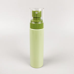 Flacon pulvérisateur de parfum cosmétique vide en PET de 100 ml, cylindrique, avec atomiseur à <span class=keywords><strong>brume</strong></span> fine, pour emballage ODM - Product Image 1