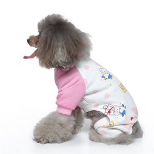 Lovely Pink Dog Clothes All Seasons Cotton Pet Pijamas Cheap Small coat ropa para mascotas ropa para perros es mascota - Product Image 4