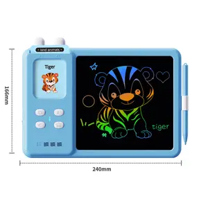 2023 Kid Pad 8.5 Inch English Drawing LCD Writing Tablet Talking Flash Cards Handwriting Board Learning Card Machine 2 IN 1 toys