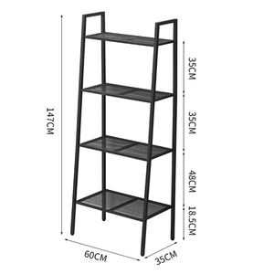 رف تخزين بسيط متعدد الطبقات شبه منحرف نوع قائم من الحديد للديكور المكتبي حل تخزين معدني للديكور - Product Image 2
