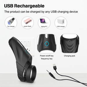 Alles In Één Vibrerende Mannelijke Prostaat Massager Anale Vibrator Met Penis Haan <span class=keywords><strong>Ring</strong></span> En Kogellus Trillingen Modi Anale Plug Voor Man - Product Image 4