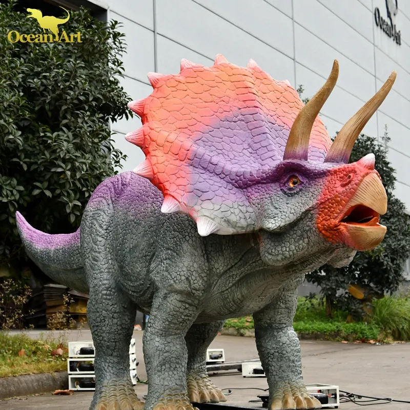 Placa eletrônica jurássica, à prova d' água, parque jurássico, <span class=keywords><strong>triceratops</strong></span>, animatronic modelo, dinossauro para venda