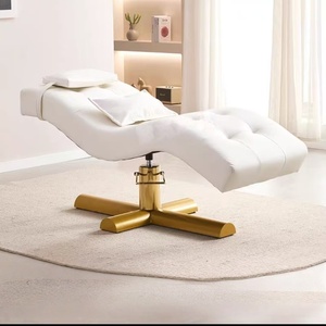 Fauteuil de soin du visage et table de <span class=keywords><strong>massage</strong></span> incurvée YS-0906N pour salon de beauté moderne, lit de beauté pour les cils - Product Image 1