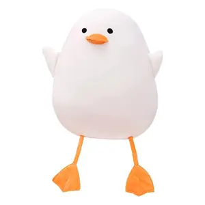 custom made squishy plush duck mascots/ customized soft spandex stuffed animal throw pillow/ OEM kawaii plush doll manufacturer