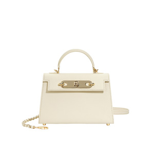 Sac à bandoulière carré en cuir de vachette polyvalent pour femme, mini sac de luxe de marque unique pour petites filles, collection 2026, vente en gros - Product Image 2