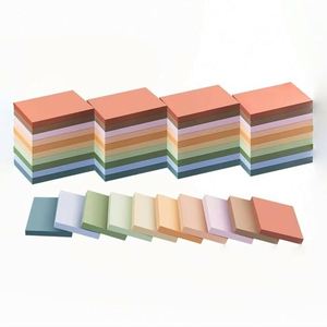Bloc de Notas Adhesivas Vintage de Alta Adhesión, Multicolor, 24 Unidades, 75 Hojas, para Uso Diario en la Oficina - Product Image 1